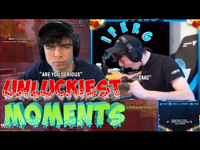 iFerg Unluckiest Moments | "OMG DUUUDE" iFerg Rage & COD Mobile Funny Moments