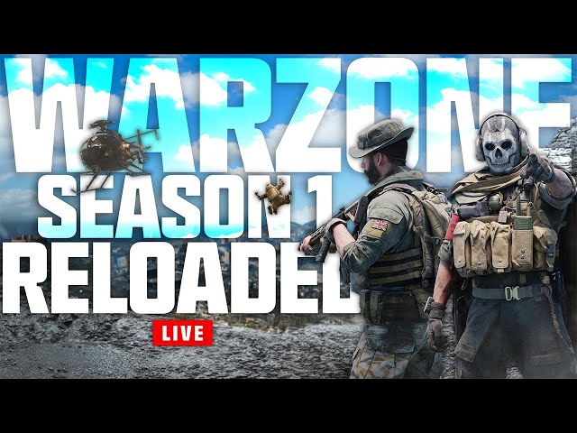 🔴LIVE - Warzone Season 1 Reloaded Verdansk (Black Ops 7)