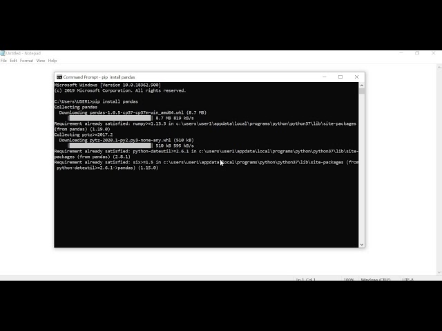 How to Install Python Pandas on Windows ( Tamil )