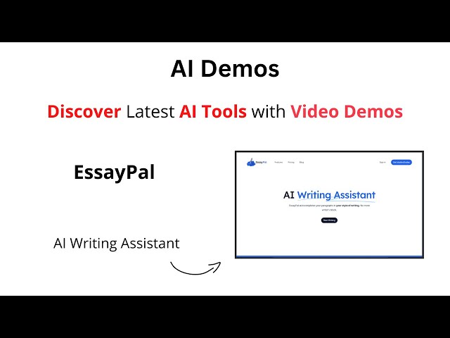AI Demos | Automatically Write Paragraphs with EssayPal.ai | EssayPal.ai Demo