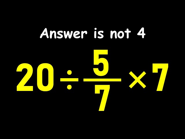 This Math Challenge Has a Hidden Trick!