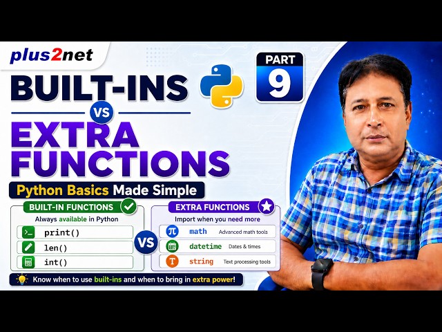 Python Built-ins, Standard Libraries and Third-Party Libraries Explained | Part 9