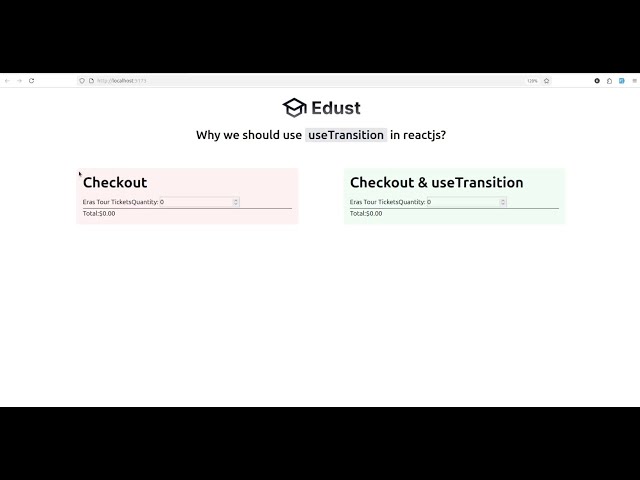 Why useTransition Matters in Real React Projects (Edust + POS Example)