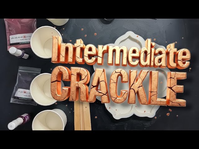 #508 Intermediate Crackle or Dragon Scale Pour Tutorial in Epoxy Resin