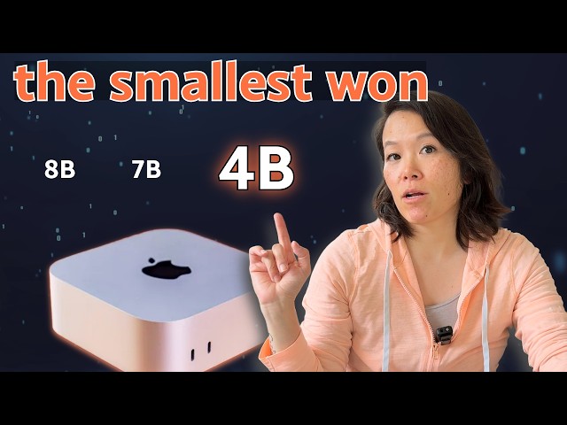 I tested 3 local AI models. The smallest one won.