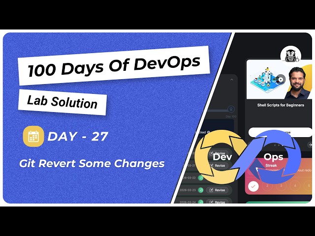 Day 27: Git Revert Some Changes