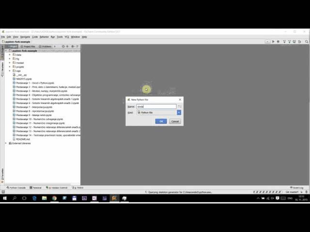 Fork of a GitHub repository and checkout with Pycharm