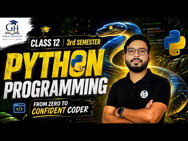 Class 12 WBCHSE Semester 3 Python 🚀 | FREE Classes + MCQ Practice | Modern Computer Application