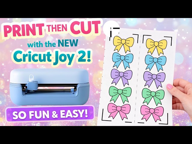 DIY Stickers With Cricut Joy 2 Using Print and Cut