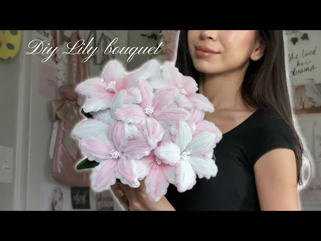 Pipe Cleaner Lily Flowers˚˖𓍢ִ໋❀ Step-by-Step Tutorial