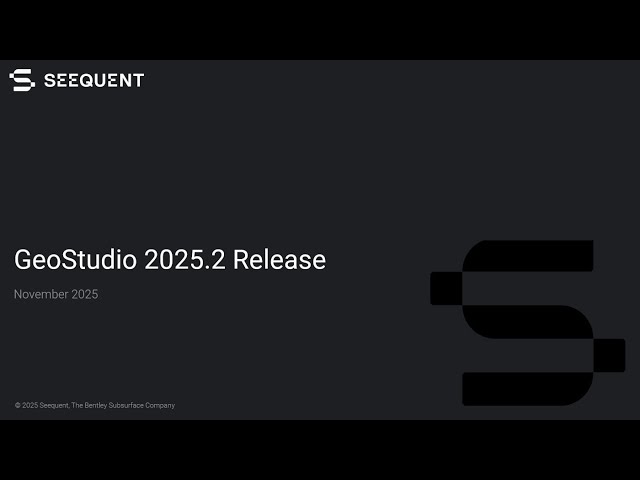 What's New in GeoStudio 2025.2