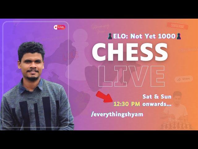 Sunday Chess & Chit-Chat | Chess Live | Everything Shyam