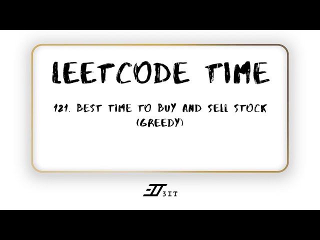 【leetcode 121】想學會DP這題一定要會！Best Time to Buy and Sell Stock 買賣股票的最佳時機