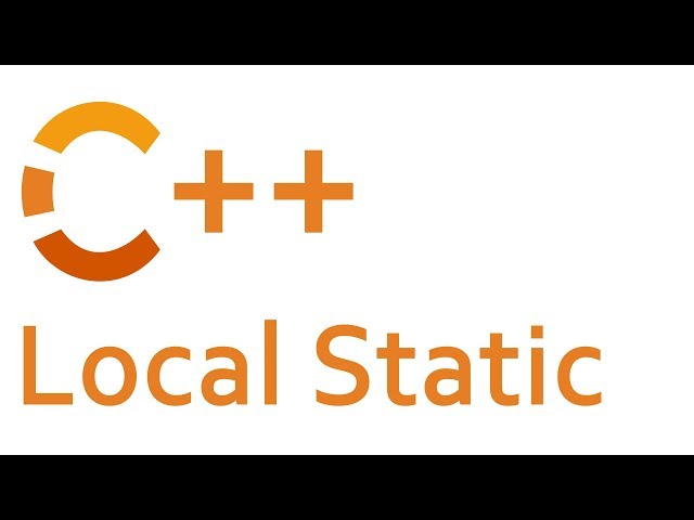 Local Static in C++