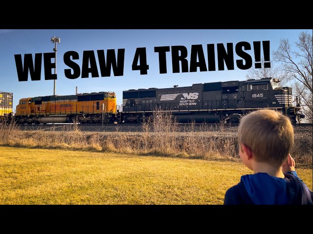 TRAIN TRACKING #36 | Levi finds RARE ENGINES!!