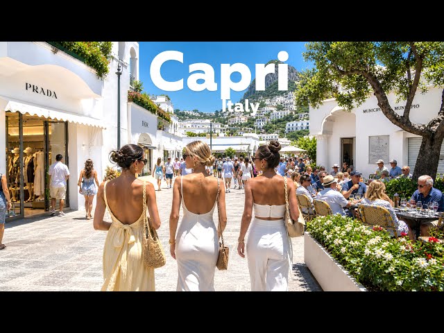 Capri, Italy 🇮🇹- The Most Luxury Location In The World - 4K HDR Walking Tour