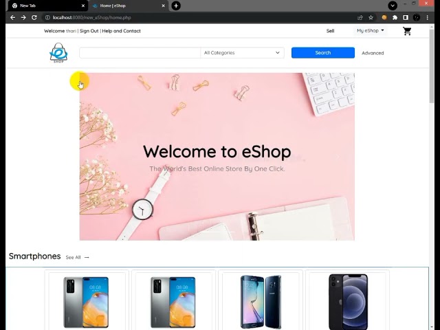 Building a ecommerce web application using HTML, CSS, JavaScript, PHP and MySQL || Part 20