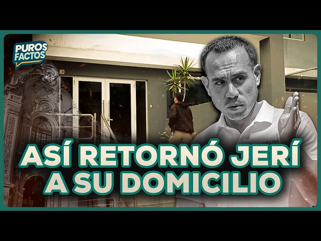 Así llegó José Jerí a su casa tras dejar la presidencia | SEGMENTO #PurosFactos