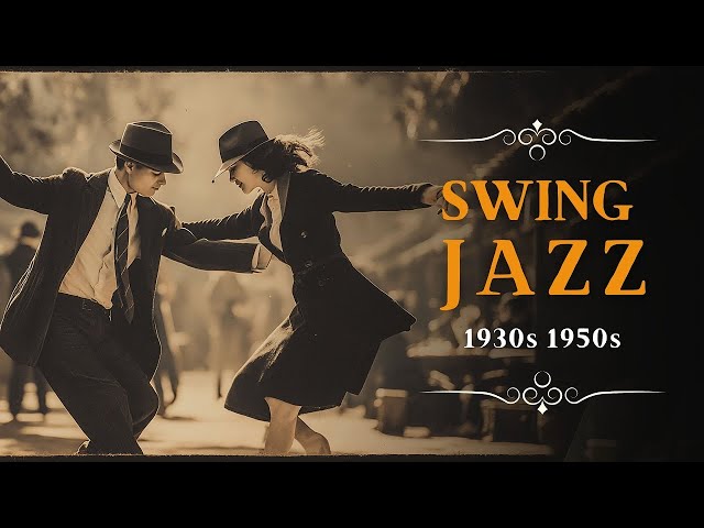 Old Hollywood Nights 🌙 Smooth 1940s Swing Jazz Lounge Music for Glamour & Escape