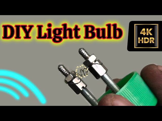 DIY Light Bulb 💡 | 4K HDR Video @A2Z-Lab 