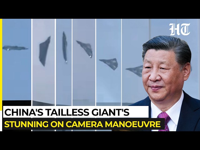 China's 6th-Generation Tailless Giant's Stunning On Camera Manoeuvre | USA,Trump,Russia,F-47