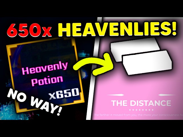 I Used 650 HEAVENLIES In GLITCH BIOME & Rolled THIS... | Sol's RNG