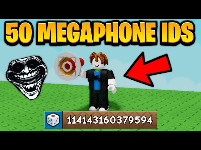 50 MEGAPHONE SOUND ID CODES in GROW A GARDEN 2 (WORKING) - ROBLOX