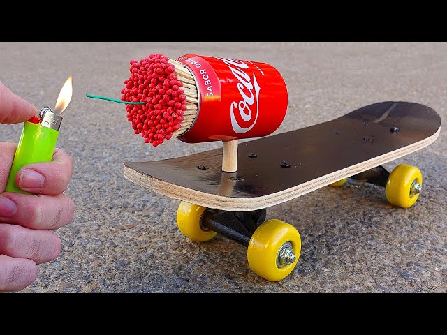 Construyo una Patineta PROPULSADA por un COHETE 🛹🔥