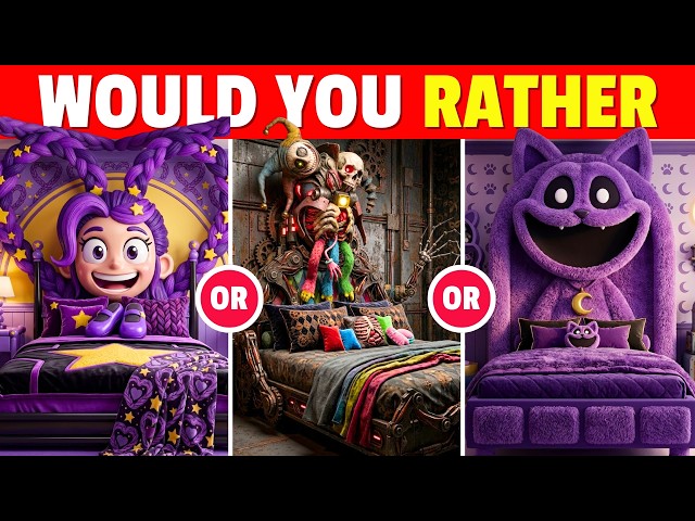 Would You Rather 🔥 Build Your POPPY PLAYTIME Dream House 🤹🏻‍♂️ SoolQuiz