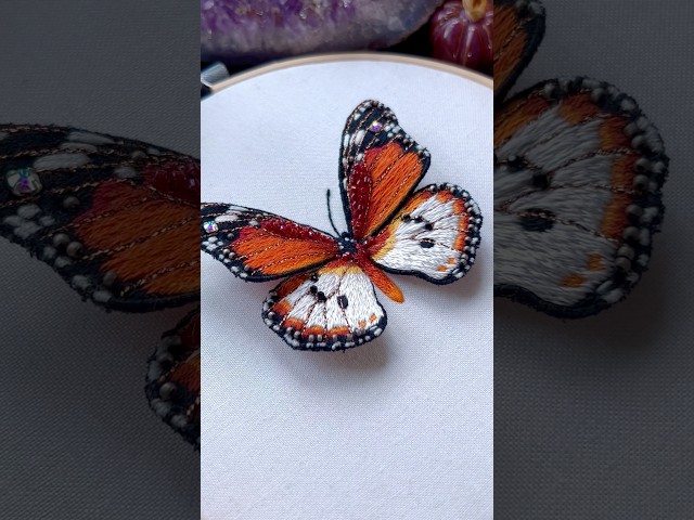 Stumpwork embroidery is easier than you think! #embroiderypatterns #embroiderytutorial #etsy