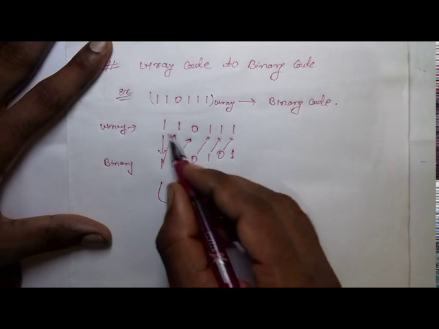 GRAY CODE TO BINARY CONVERSION : VERY EASY TRICK