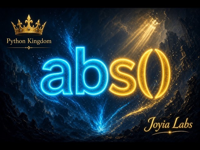ABS() | Built-in Functions | Python Kingdom | Joyia Labs