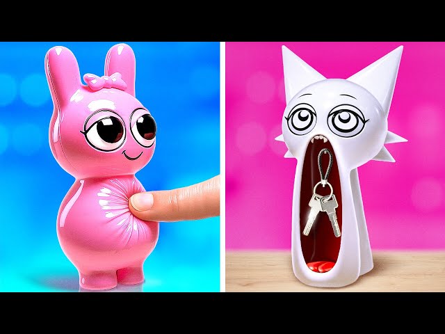 Tiny Sprunki ASMR Magic ✨💖 Relaxing DIY Vibes