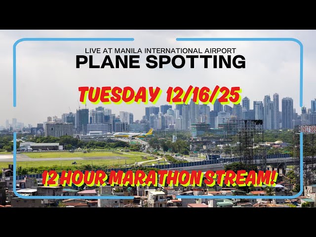 🔴 LIVE Manila Airport New Location | Real ATC Communications + Plane Spotting | 12/16/25 pt1