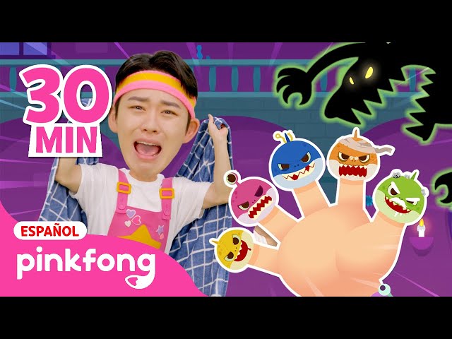 Familia Dedo de Tiburones Zombis + ¡A Escapar! ¡Son Tiburones! | Juego de Hoi｜Pinkfong en español