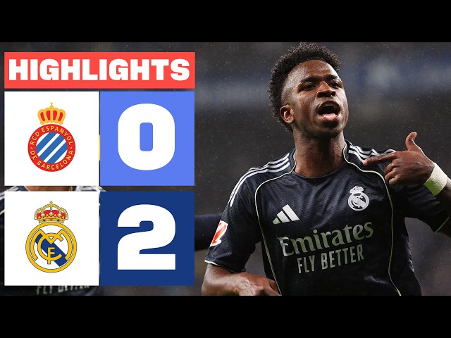 RCD ESPANYOL 0 - 2 REAL MADRID | RESUMEN LALIGA EA SPORTS