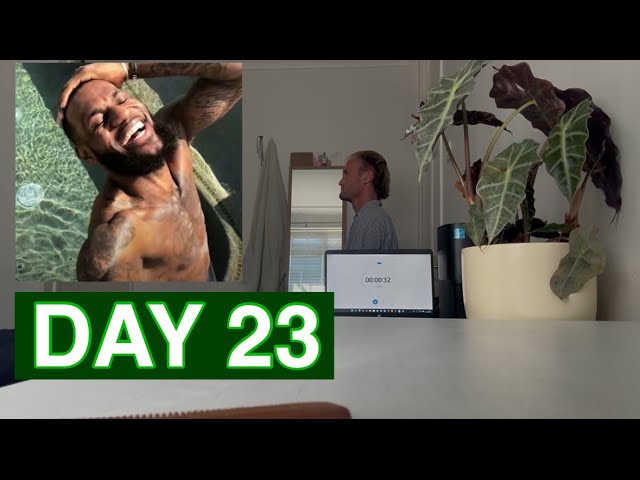 Day 23: Staring at a Wall for 23 Minutes to Fix My Attention Span | Follow Along