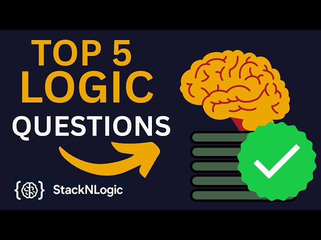 Can You Solve These Logic Puzzles? 🤯 | StackNLogic