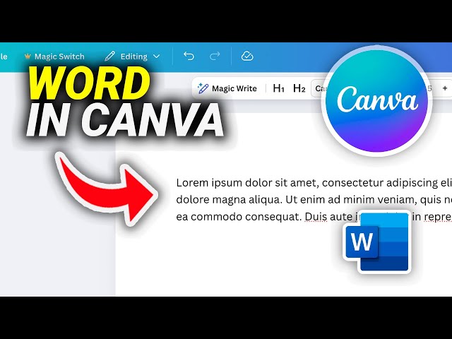 How To Make Word Docs In Canva Fast