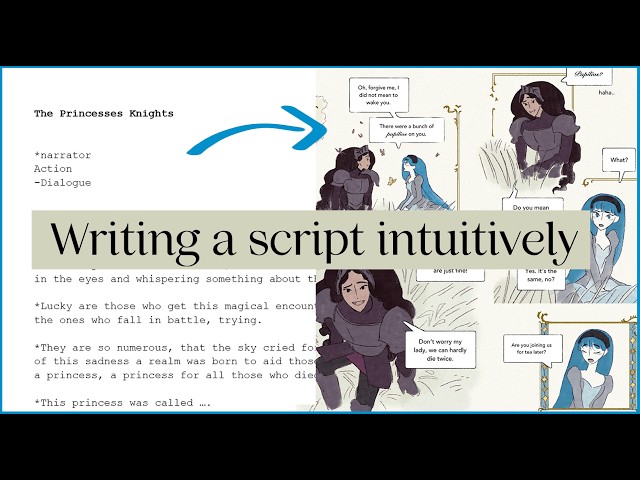 How I wrote my comic script ✦ Webtoon process pt.1