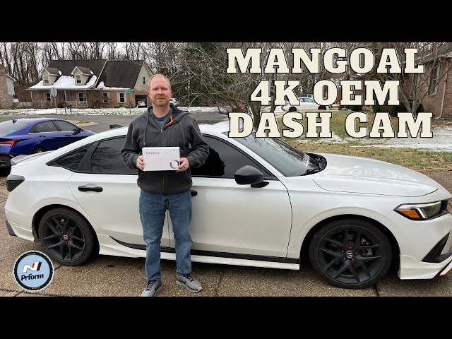 2022+ 11th Gen Honda Civic Mangoal 4K OEM Style Front & Rear Dash Cam Review Install