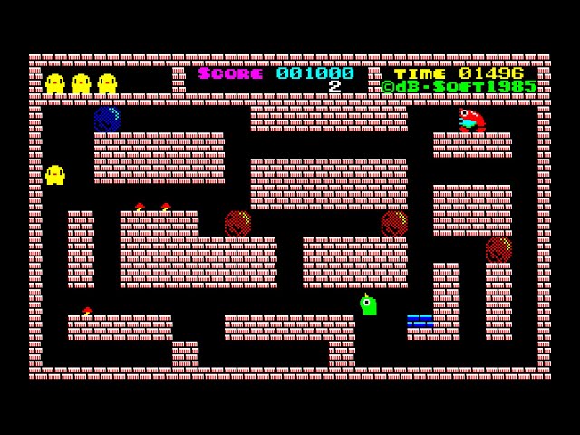Sharp X1 Game: King Flappy (1985 dB-Soft)