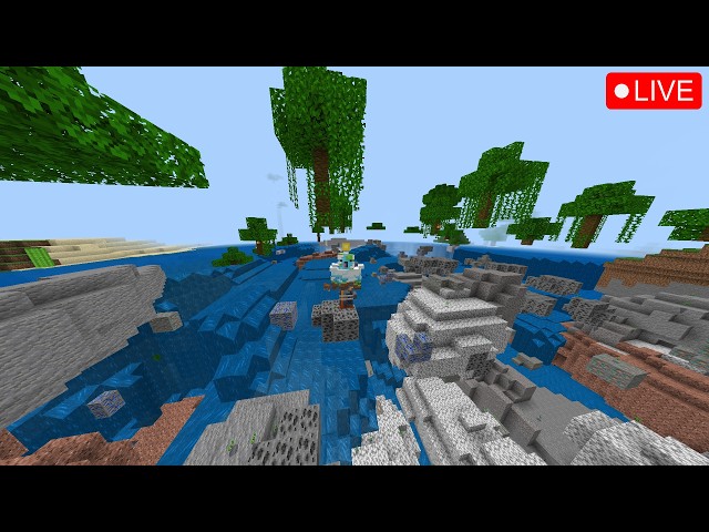 🔴Minecraft Live - But if Chat Spells a Block, it Gets DELETED From the World!