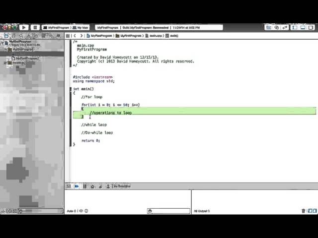 Mac C++ Programming #15   Intro to Loops