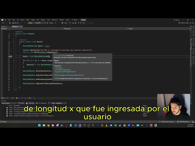 Tutorial rápido en C#: Objetos y clases en acción