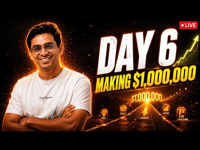 🔴 Day 6 of Vibe Coding Until I Make a Million Dollars | AI Terms + Claude Skills