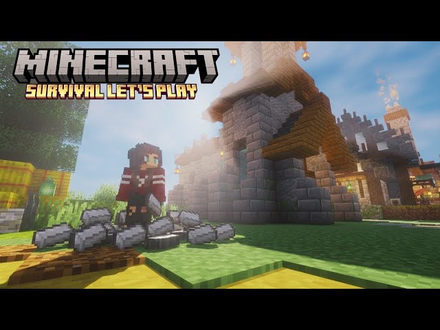 Minecraft Let’s Play The Village Is Done Growing | First Java Iron Farm