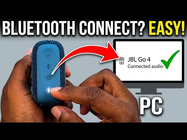 How to Connect a Bluetooth Speaker to a PC