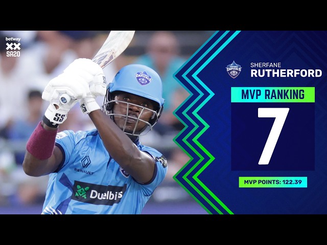 MVP #7 | Sherfane Rutherford | Pretoria Capitals | Betway SA20