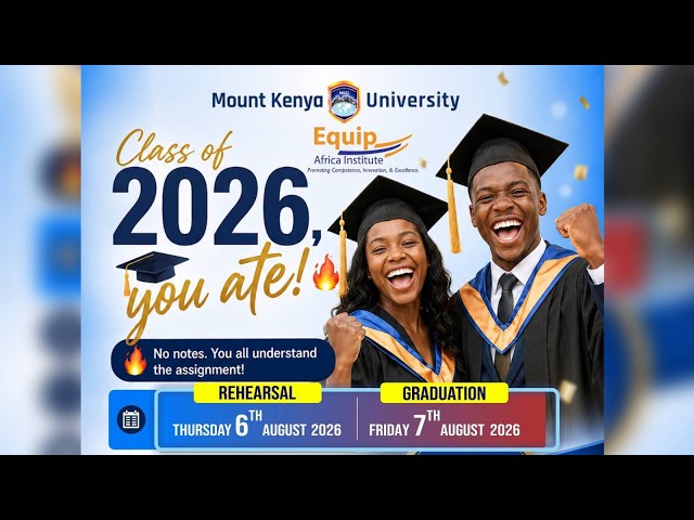 LIVE || Mount Kenya University 29th Graduation Ceremony